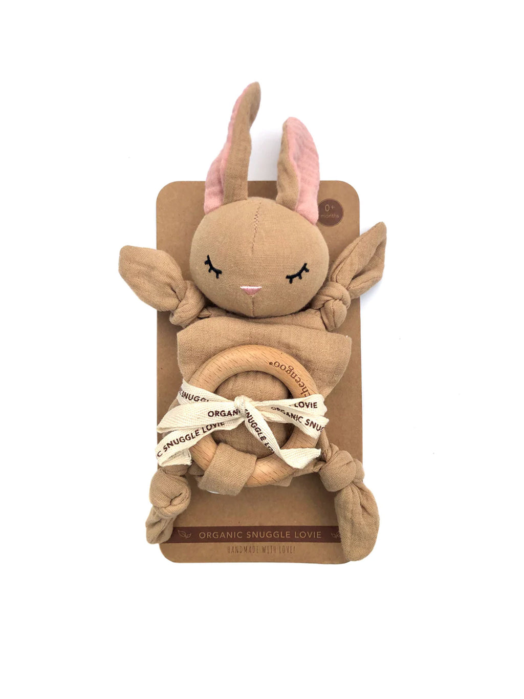 Organic Snuggle Lovie Blanket - Bunny Baby : Toys : Plush + Crinkle : Teethers Cheengoo Organic Snuggle Lovie Blanket - Bunny | Colored Organics®