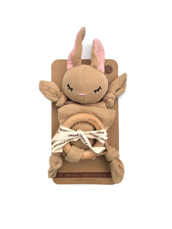 Organic Snuggle Lovie Blanket - Bunny