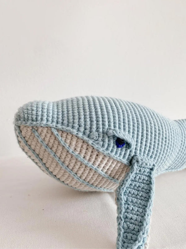 Organic Stuffed Whale Toy