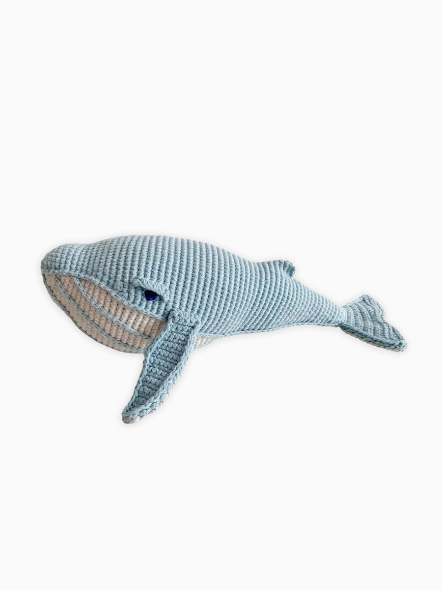 Organic Stuffed Whale Toy Baby : Toys : Plush + Crinkle BEBEMOSS 