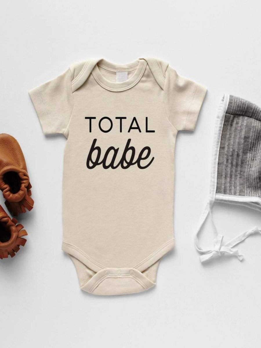 Total Babe Short Sleeve Bodysuit Baby : One Pieces : Bodysuits : Short Sleeves Glad Folk 