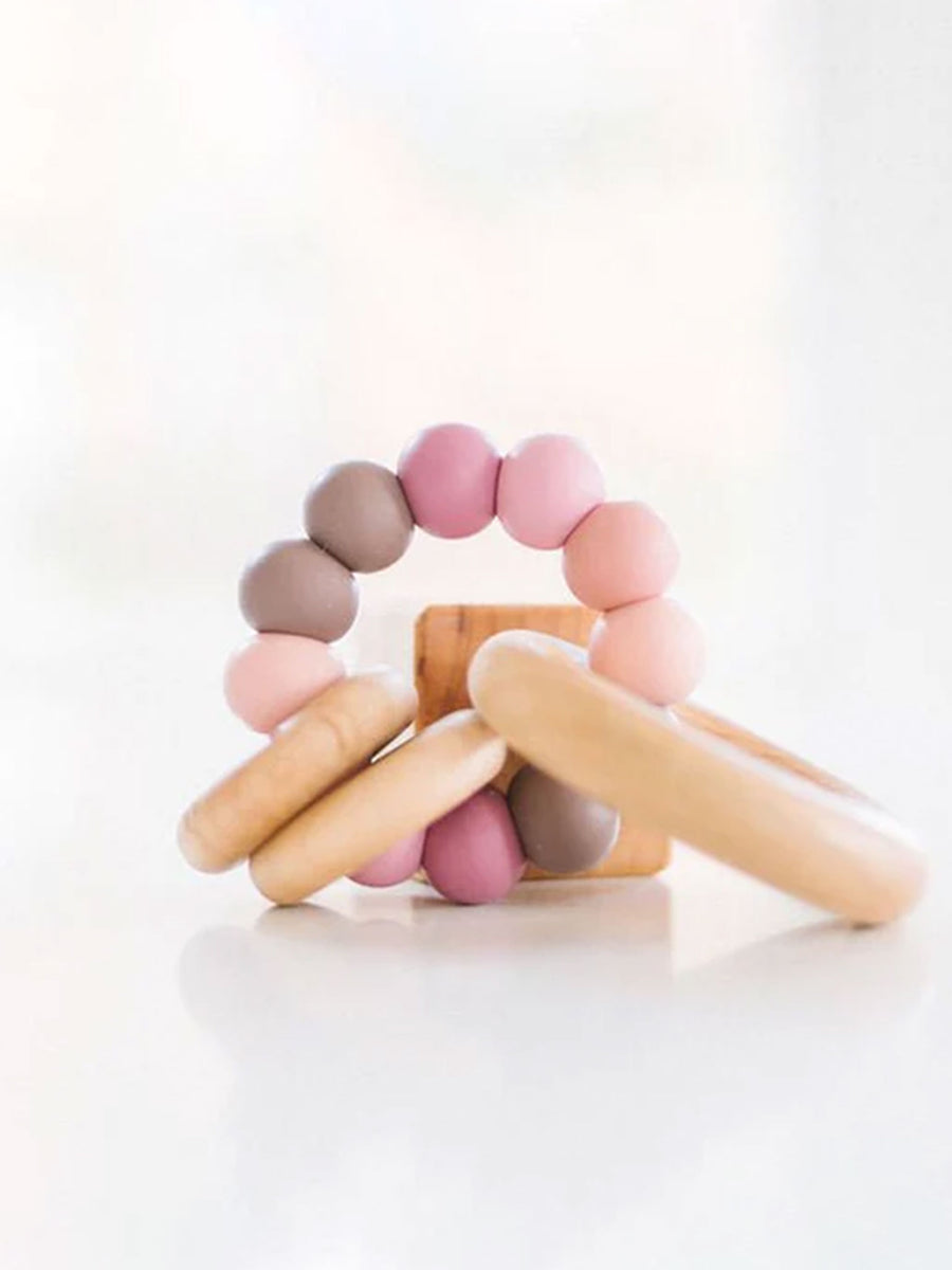 Saturn Ring Wood + Silicone Teether Ring Sale : Baby : Accessories Bannor Toys Saturn Ring Wood + Silicone Teether Ring | Colored Organics®