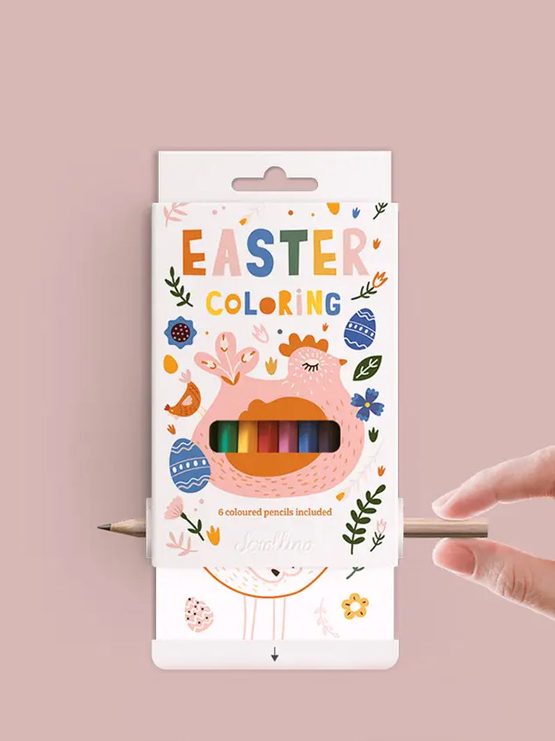 Scrolling Easter Coloring Book