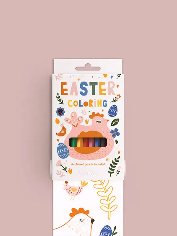Scrolling Easter Coloring Book