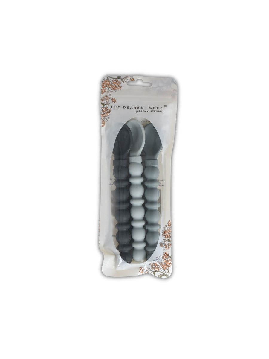 Silicone Teethy Utensil Baby-Kids : Gear : Feeding The Dearest Grey 