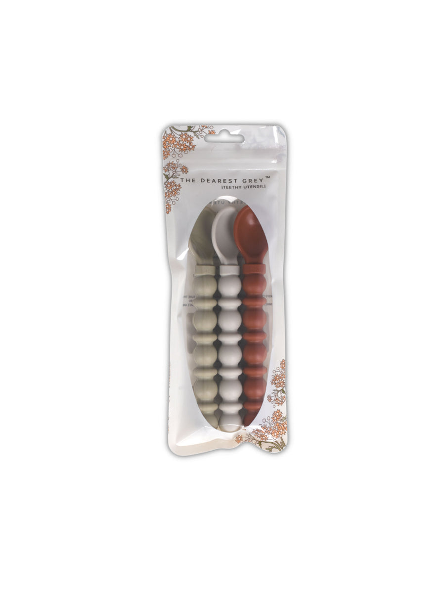 Silicone Teethy Utensil Baby-Kids : Gear : Feeding The Dearest Grey 