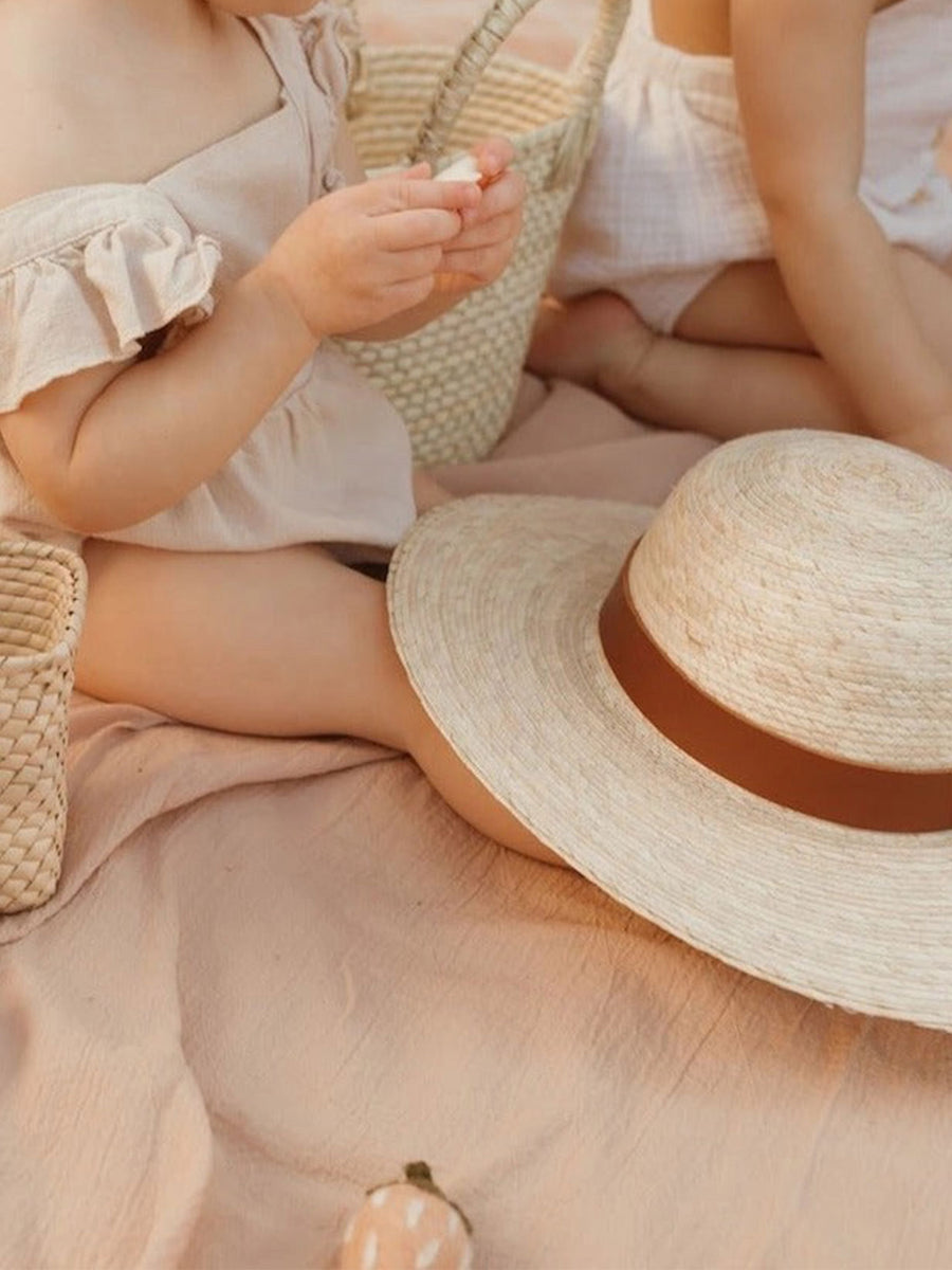 Straw Sunhat Kids : Accessories : Hats LEAH Straw Sunhat