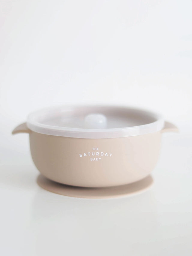 Suction Bowl With Lid Baby-Kids :Gear :Feeding The Saturday Baby 