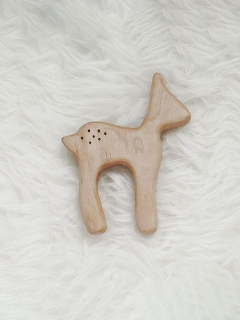 Wooden Deer Teether Toy