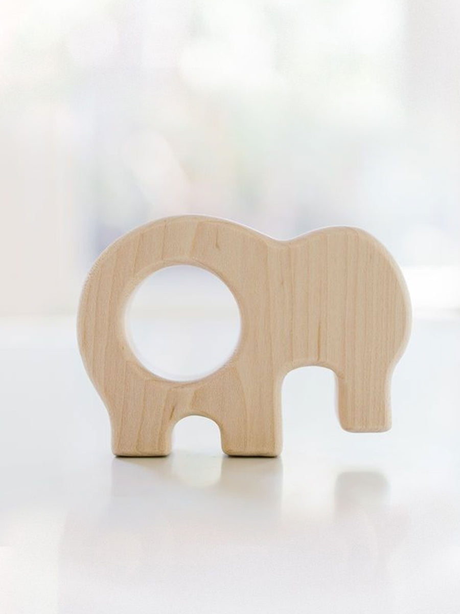 Wooden Elephant Grasping Toy Baby : Toys : Wooden Bannor Toys Wooden Elephant Grasping Toy