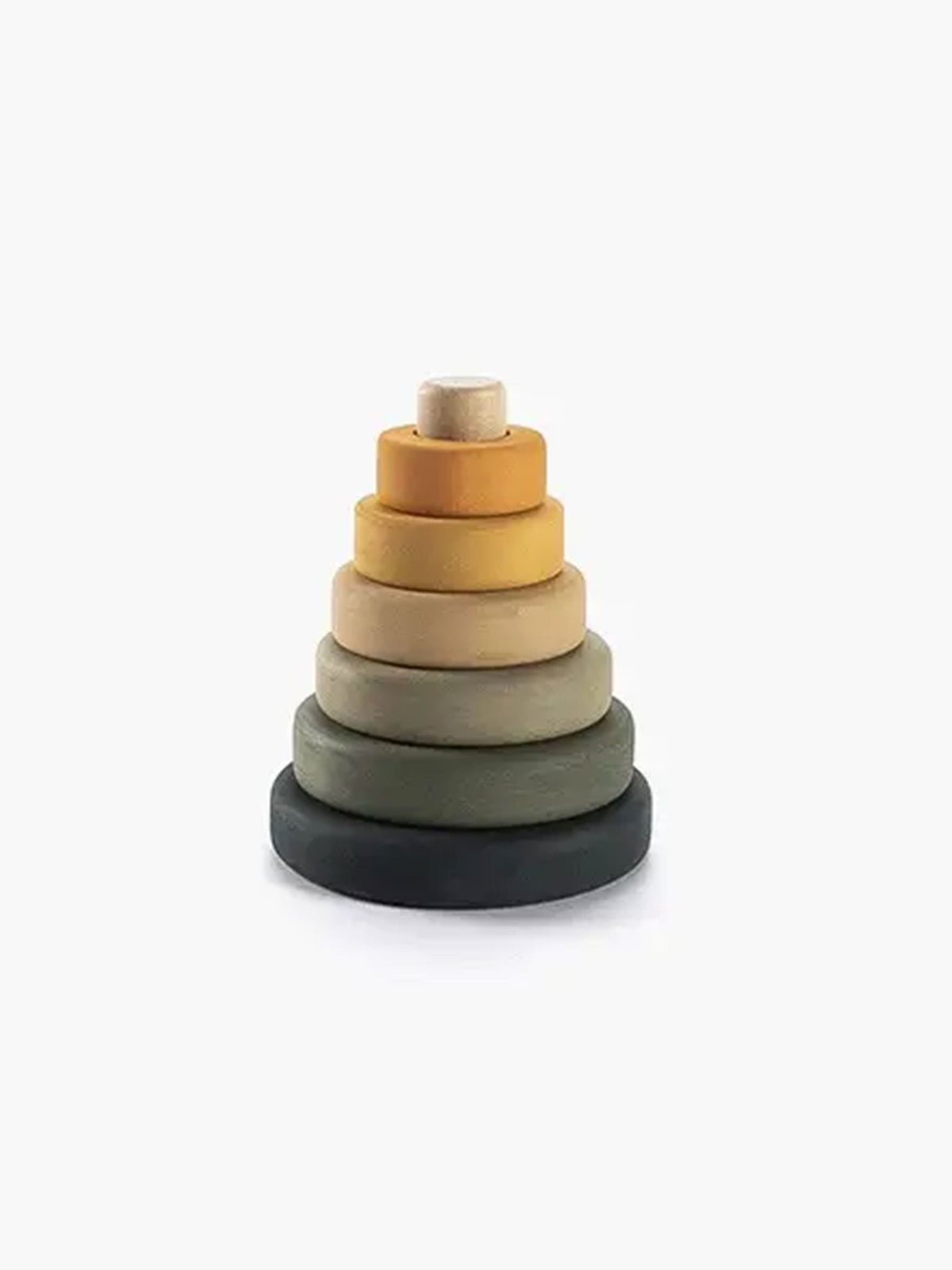 Wooden Mini Ring Stacker Baby-Kids : Toys : Stackers SABO concept Wooden Mini Ring Stacker for Babies | Colored Organics®