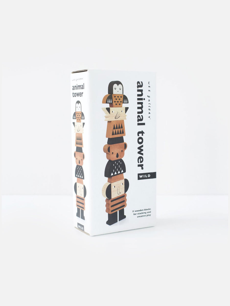 Animal Tower Baby-Kids :Toys :Wooden Wee Gallery 