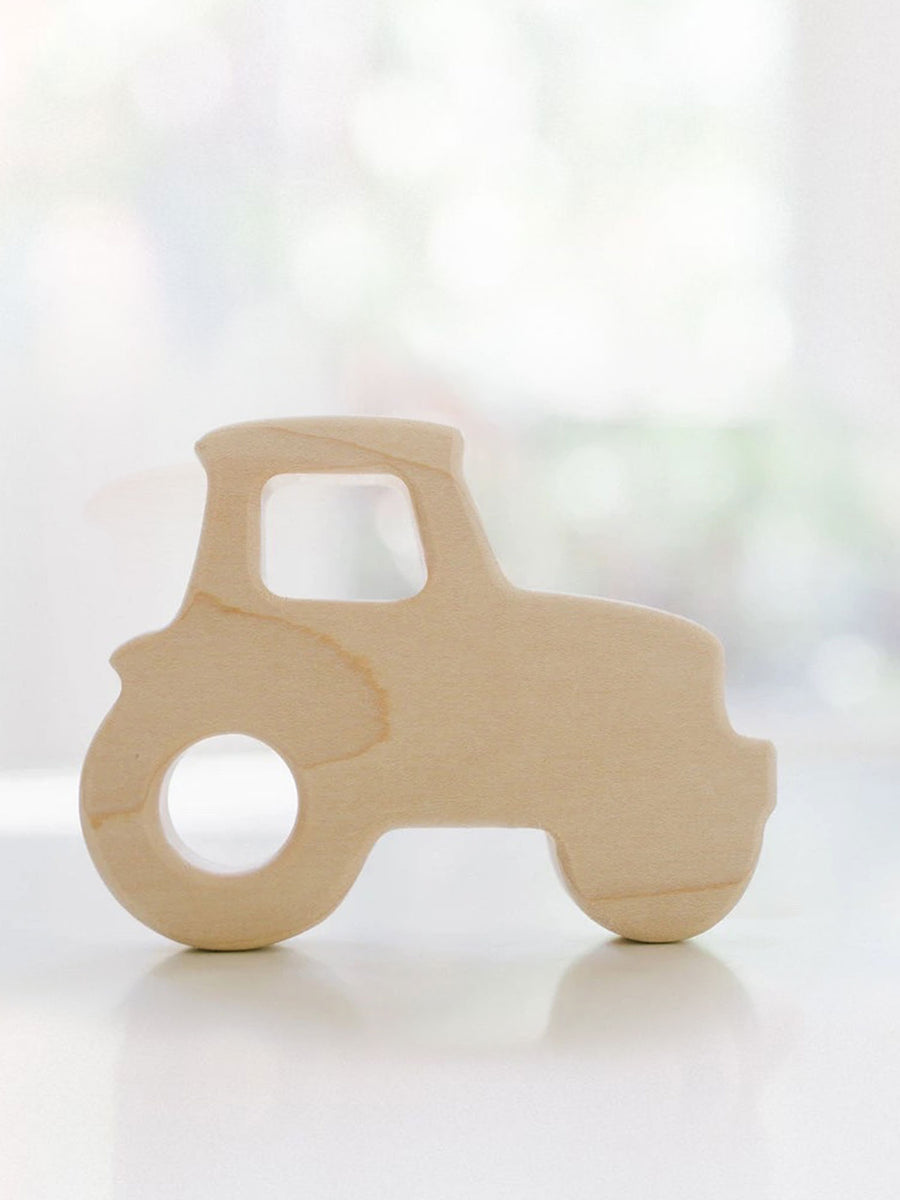 Wooden Tractor Grasping Toy Baby : Toys : Wooden Bannor Toys Wooden Tractor Grasping Toy