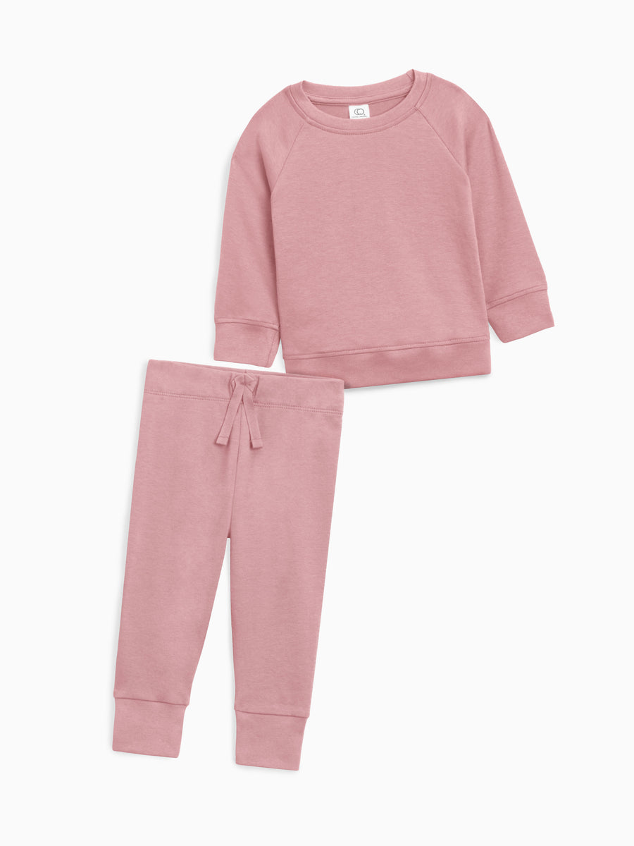 2-Piece Snuggle Set Baby-Kids : Virtual Set : Long Sleeve : Jogger Colored Organics 2-Piece Snuggle Set