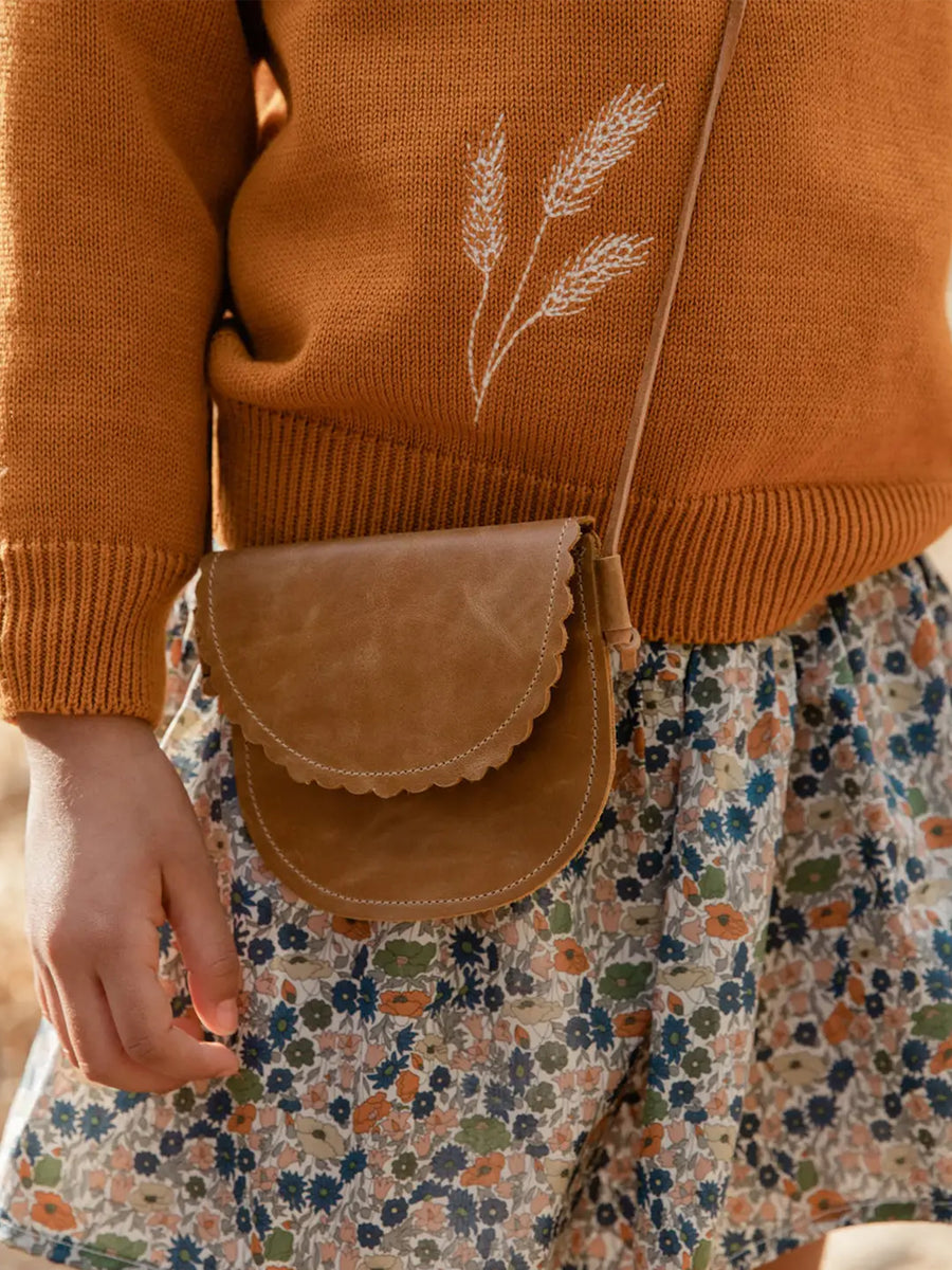 Toddler Scalloped Leather Purse Kids :Accessories :Bags Sun & Lace 