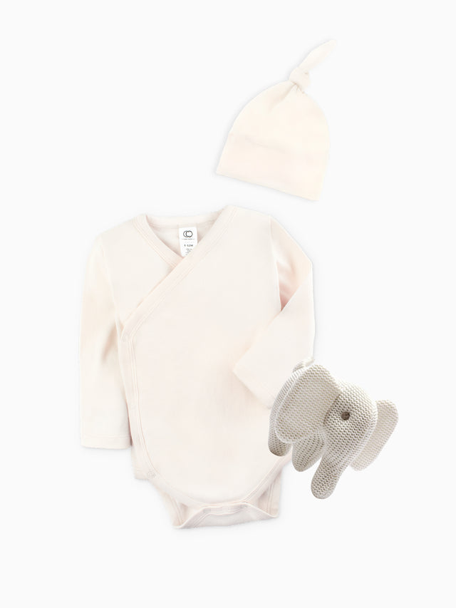 Kimono Bodysuit Bundle Baby : Virtual Bundle : Outfit Colored Organics Organic Baby - Cozied Up Baby Bundle