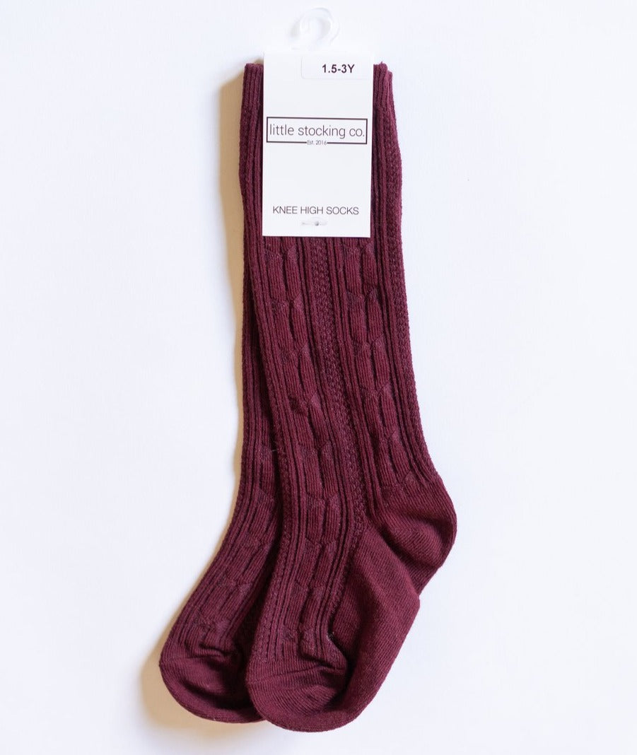 Knee High Socks Baby-Kids : Accessories : Socks Little Stocking Co Knit Baby and Kids Knee High Socks | Colored Organics®