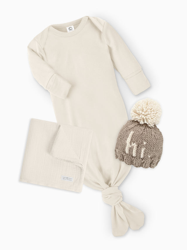 Hi. Baby Gift Bundle Baby :Virtual Bundle :One Pieces :Gowns :Long Sleeves Colored Organics 